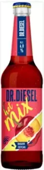 Пивной напиток доктор дизель 0.45 л 6% вишня персик ст/б