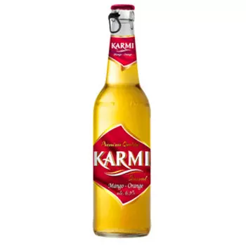 Пивной напиток карми сеншуал 0,5л 6,0% манго апельсин ст/б