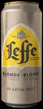 Пивной напиток леффе блонд 0.45 л 6, 6% светлое ж/б