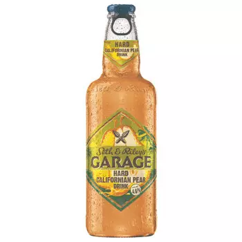 Пивной напиток сэт энд райлис гараж 4, 6% 0.4 л калифорнийская груша ст/б