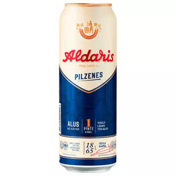 Пиво Aldaris Pilzenes 0,568л 4,2% ж/б