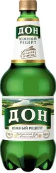 Пиво дон южный рецепт 1.2 л 4, 6% светлое пэт
