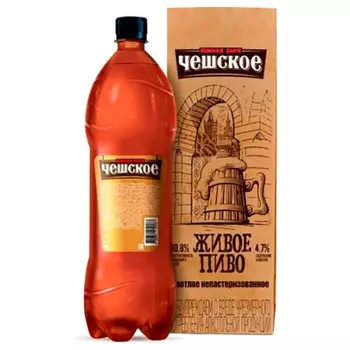 Пиво Южная заря чешское 1л 4,8% пэт