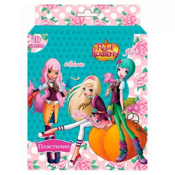 Пластилин 10цв 200гр Centrum королевская академия 88335