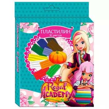 Пластилин 10цв 200гр Centrum королевская академия стек 88247