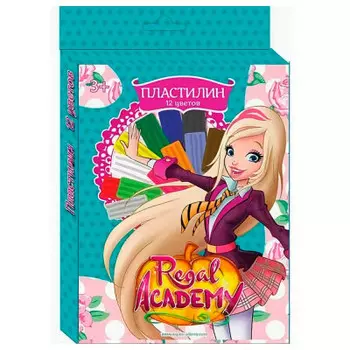 Пластилин 12цв 240гр Centrum королевская академия стек 88248