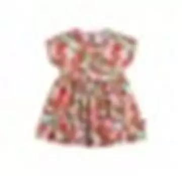 Платье р98 красный 158мп-171-а