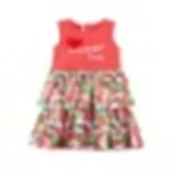 Платье р.110 красный 138л-165