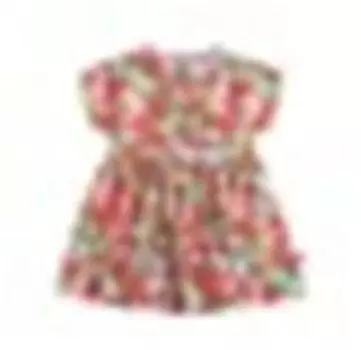 Платье р 122 красный 158мп-171-а