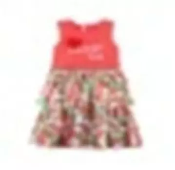 Платье р.128 красный 138л-165