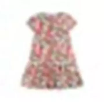 Платье р.134 красный 137л-171