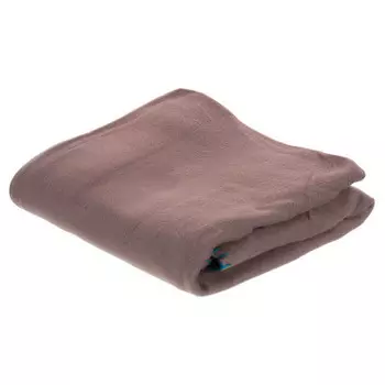 Плед флис болеро белезза коричневый 130*160 см