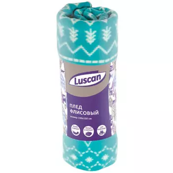 Плед флисовый Luskan 130x150 см свитер