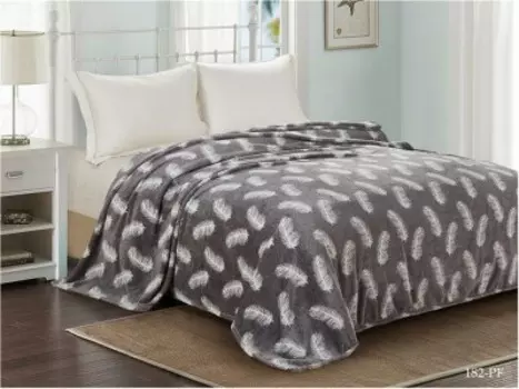 Плед клео 150*200 см калифорния велсофт 150/182-pf