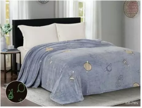 Плед клео бамбук неон велсофт 2 сп 180/020-pbn