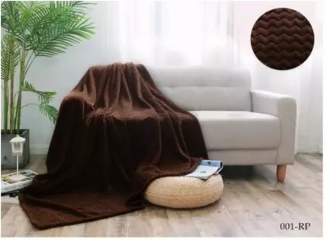 Плед клео роял плюш велсофт 180*200 180/001-rp