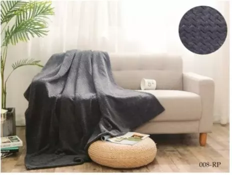 Плед клео роял плюш велсофт 180*200 180/008-rp