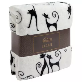 Плед микрофибра Кошки 180*200