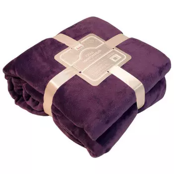 Плед микрофибра престиж фиолетовый 200*220