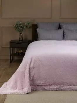 Плед мягкий мех buenas noches 220*240 розовый арт.78515