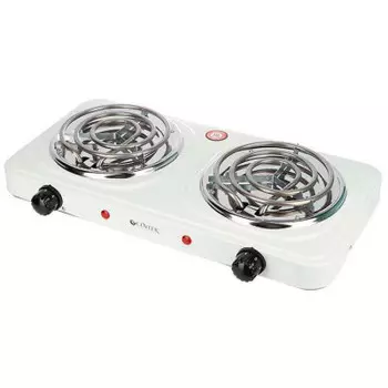 Плитка электрическая Centek CT 1509 белая 2конфорки