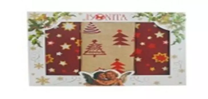 Подарочный набор из 3 х полотенец бонита рождественская звезда