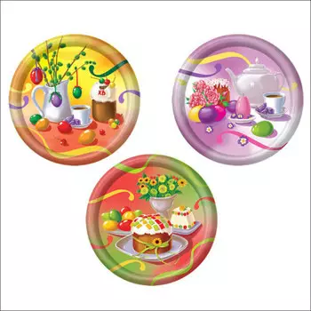 Поднос 21см пасха графика fl46-68