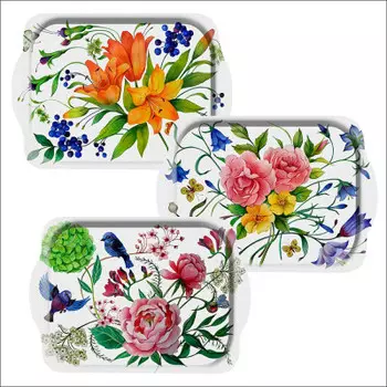 Поднос 35*25см акварель fl46-71