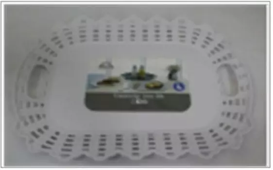 Поднос 40, 8*31.8 см прямоугольный Absolut Home белый 1504