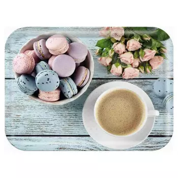 Поднос сервировочный 28,9*18,9*1,8см Алеана Fantasia пластик 8259