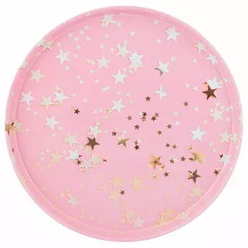 Поднос сервировочный 33*2.1 см агнесс голд стар 898-054