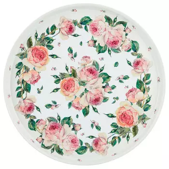 Поднос сервировочный 33*2.1 см агнесс пионы 898-010