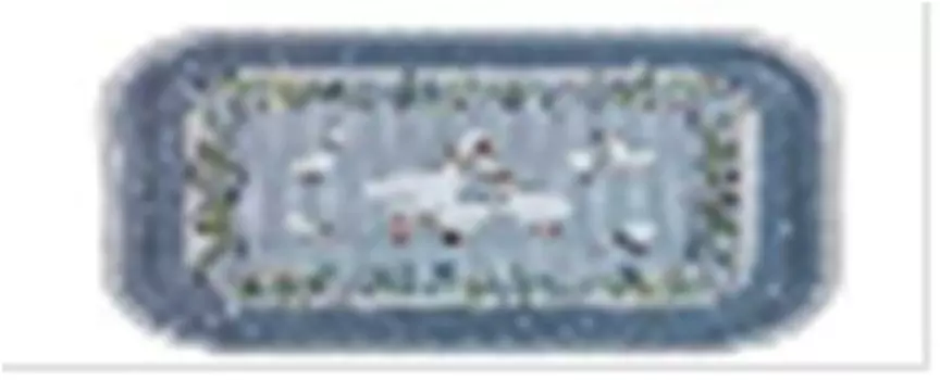 Поднос сервировочный 40*29*1.5 см агнесс гуси 913-126