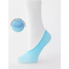 Подследники женские ойман р.23-25 полиамидные светло-голубой kp006