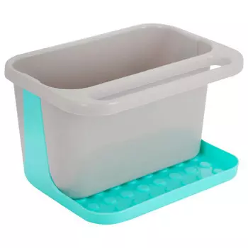 Подставка для моющих средств альтернатива тиффани серо-бирюзовая м7893