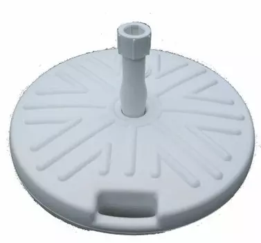 Подставка для зонта пластик кругая белая 59