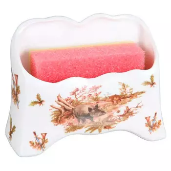 Подставка п/губку 12, 5*5*9.5 см росенберг керамика r-380189