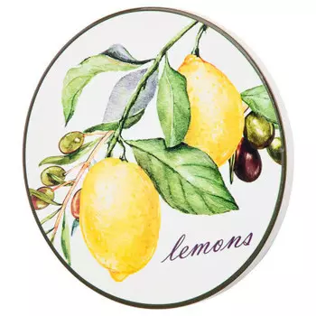 Подставка под горячее агнесс лемон три 11*11*1 см 358-1849