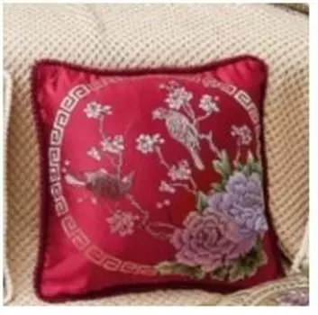 Подушка декоративная Save&amp;Soft 48*48 бордовый