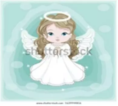 Подушка интерьерная 33*33 ангелочек