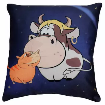 Подушка интерьерная 40*40 см мотоцикл вид 4