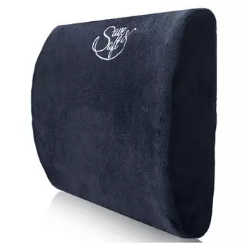 Подушка Save&amp;Soft для спины черный 34*31*10см сумка из нетканного материала