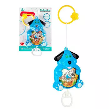 Подвеска элефантино собачка с музыкой картинка вращается 17*11*5 см it107137