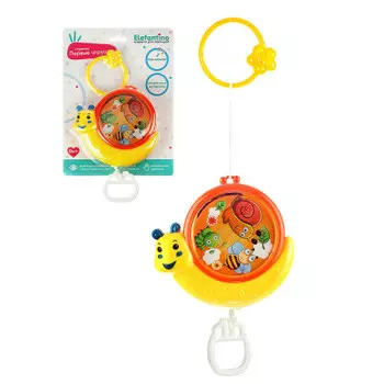 Подвеска элефантино улитка с музыкой картинка вращается 15*12*4 см it107138