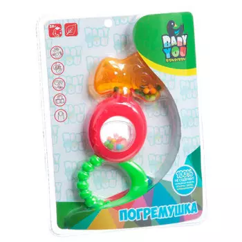 Погремушка-прорезыватель бондибон ms0011 вв1485