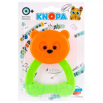 Погремушка-прорезыватель Кнопа мишутка 80002