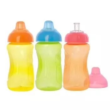 Поильник-непроливайка курносики 300 мл мягкий носик 17111