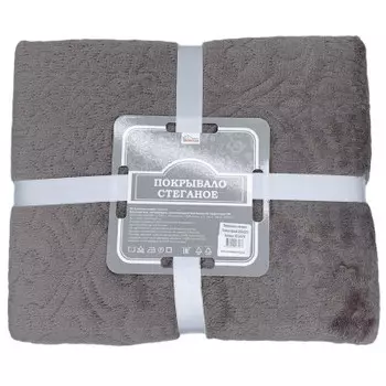 Покрывало Belezza Tressa 200*220 стеганое серый 6154578