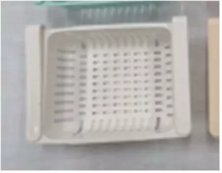 Полка подвесная для холодильника Unigood 18,5*16,5*8,3см белая