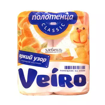 Полотенца бумажные Viero2шт 2-х слойные